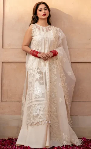 White Colour Salwar Kameez – 402 B