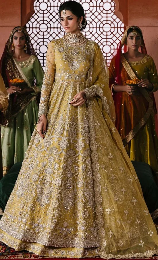 Yellow Maxi Dress - Buy Now Online in USA - PK Bridal Wear