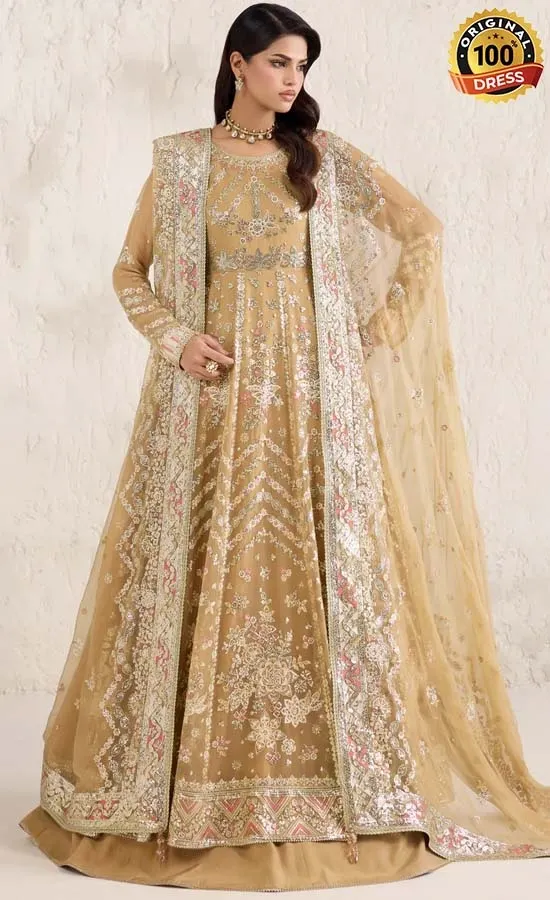 Beige Lehenga For Wedding Guests s(1) Beige Lehenga For Wedding Guests s(1)