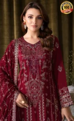 Maroon Salwar Kameez For Wedding Guestsss (4)